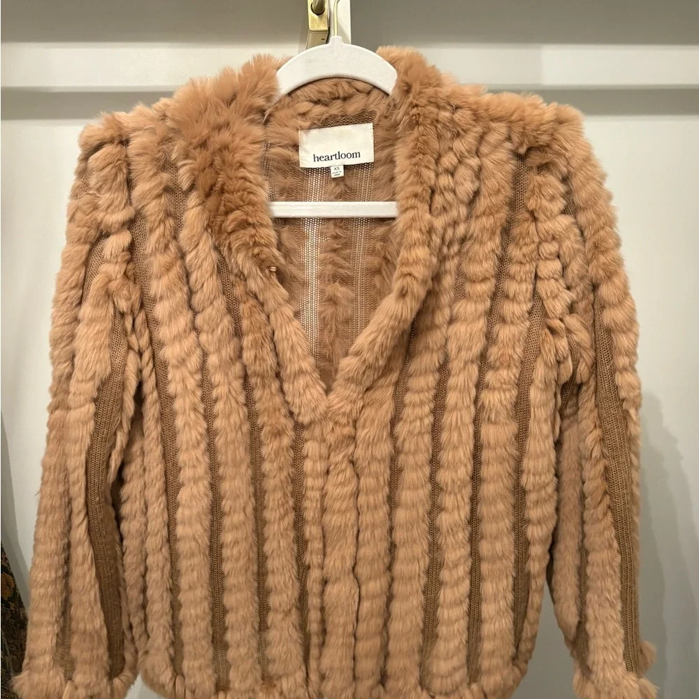 Heartloom Women's RABBIT FUR Jacket - Picture 2 of 8